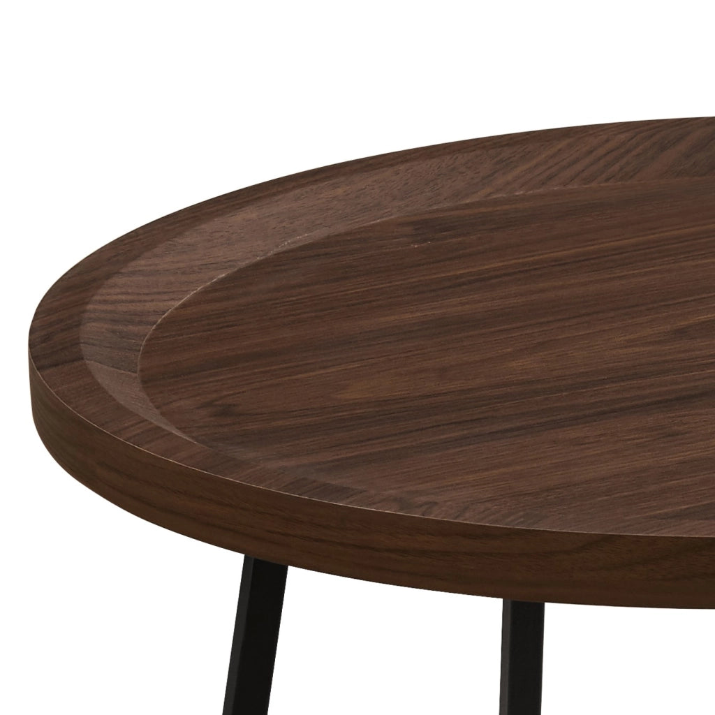 Tavolino da caffè GLOMIO in MDF marrone scuro