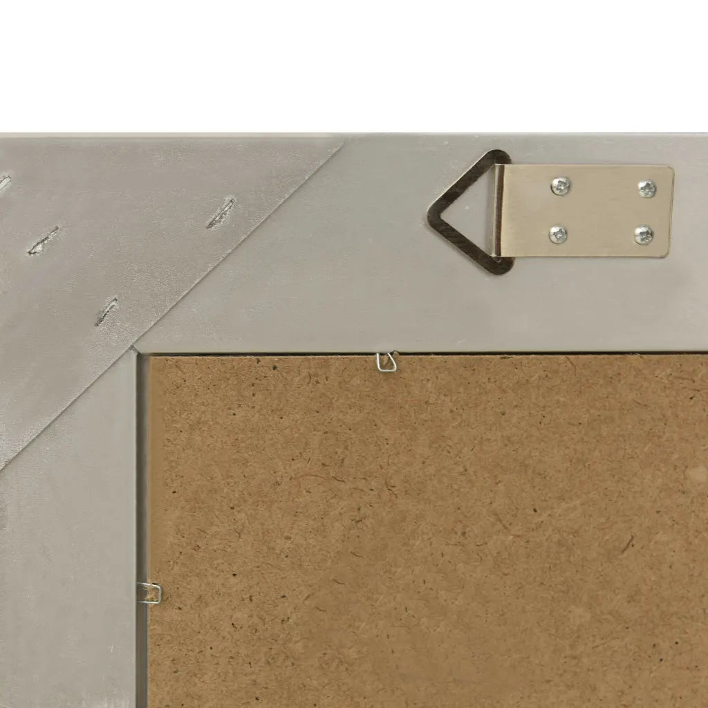 Specchio da Parete Stile Barocco 50x80 cm Argento 320322