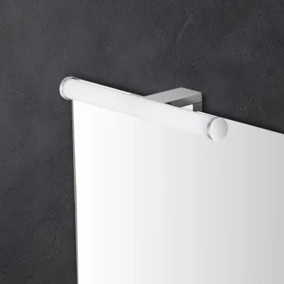 Specchio bagno 60x80 cm reversibile con luce LED naturale