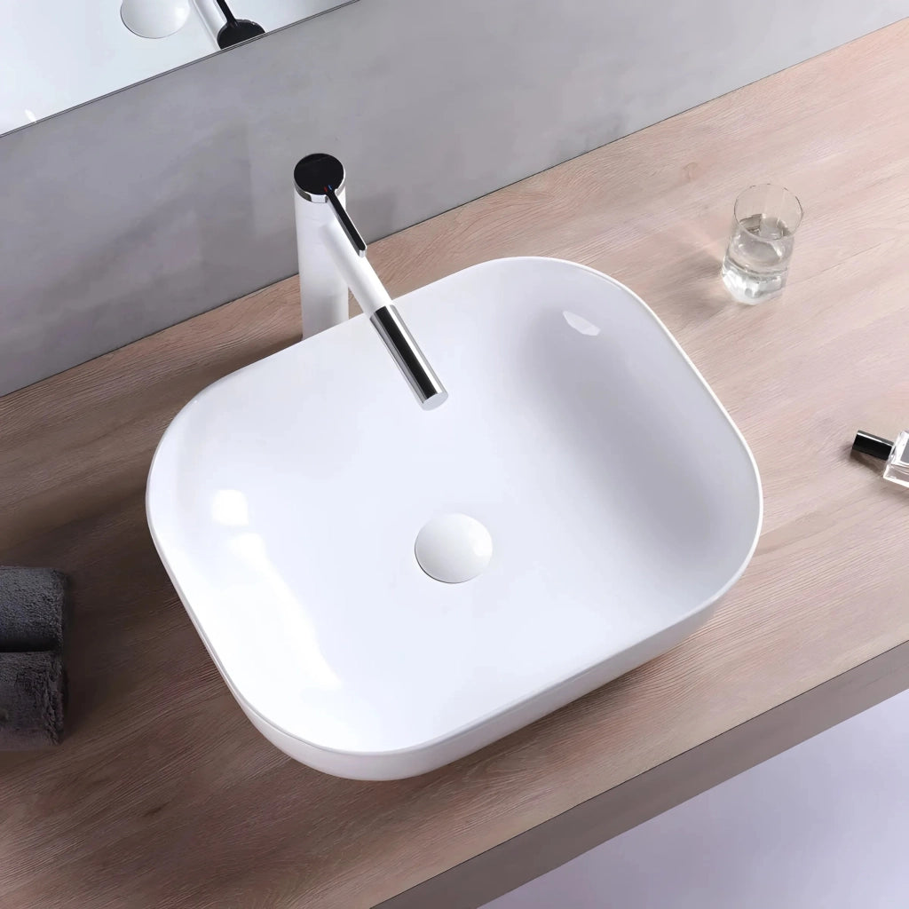 Lavabo Da Appoggio Rea Mona Slim