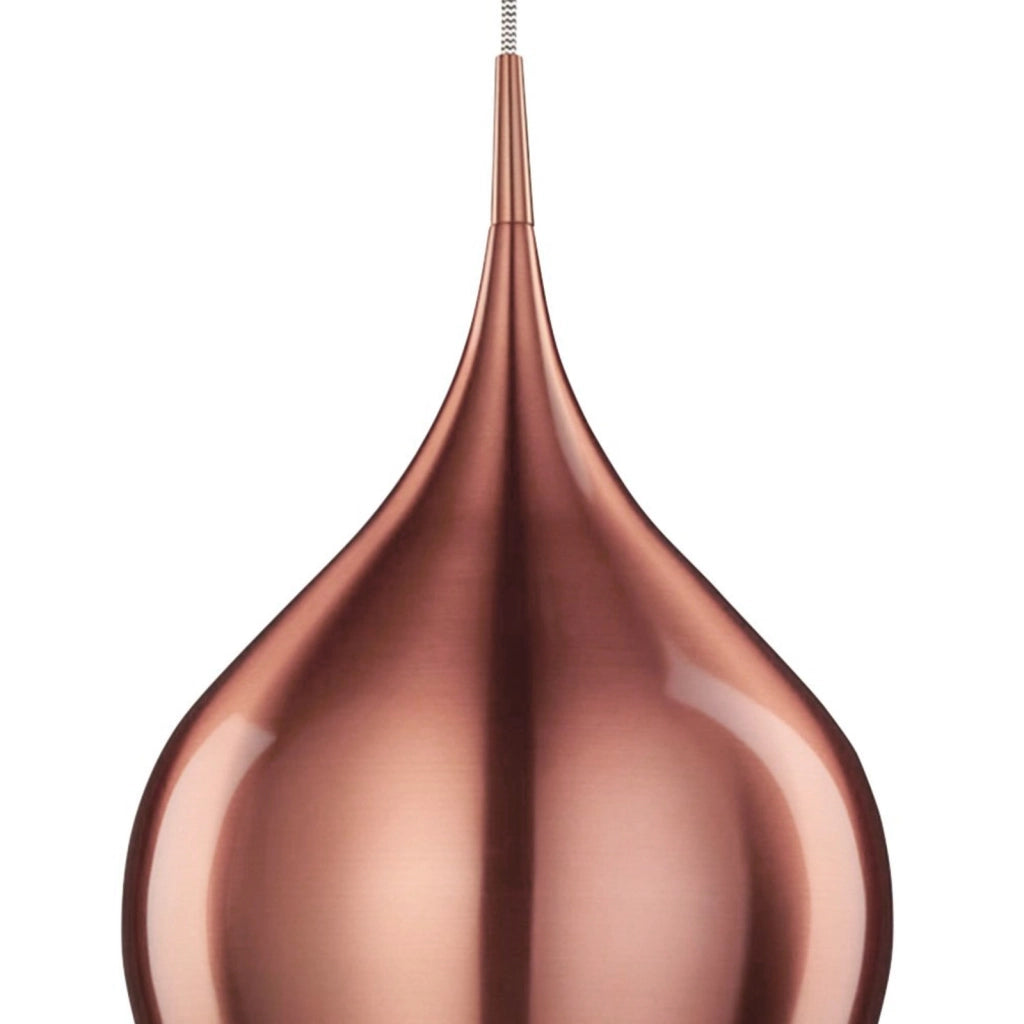 Sospensione Contemporanea Vibrante Alluminio Rosa 1 Luce E27