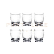 TUMBLER BICCHIERI BASSI SET 6 PEZZI TRASPARENTI
