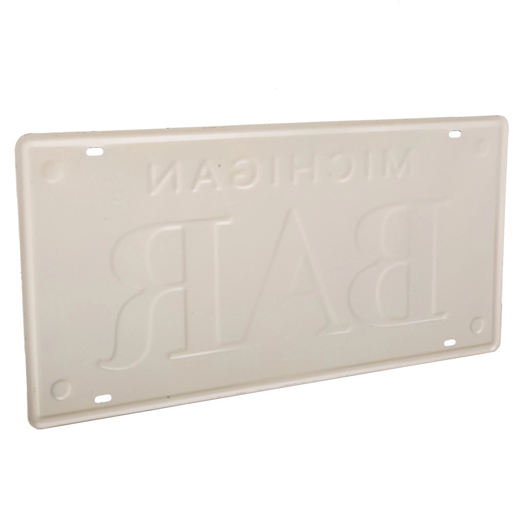Placca in metallo verde 22x42x1h