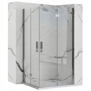 Cabina Doccia Rea Molier Chrome Double 80x100