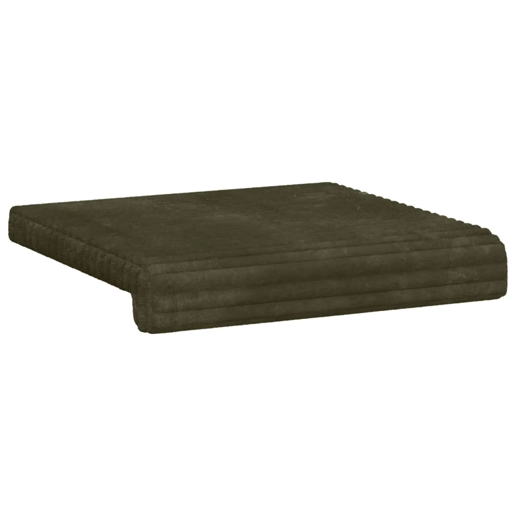 Cuscino per panchina 2 pcs Corduroy Morbido Verde 42043070