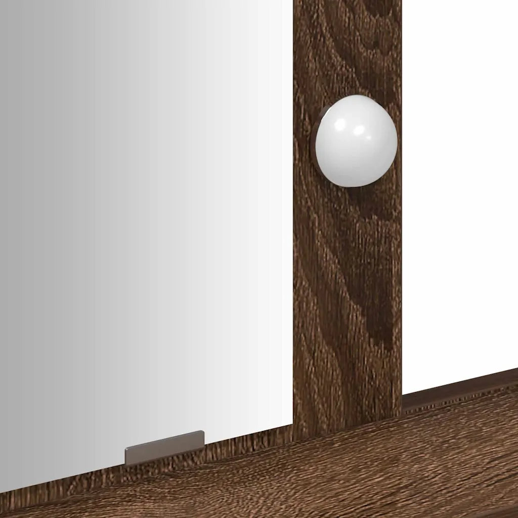 Toeletta | Tavolo da Trucco Marrone 100 x 41 x 140 cm Legno multistrato