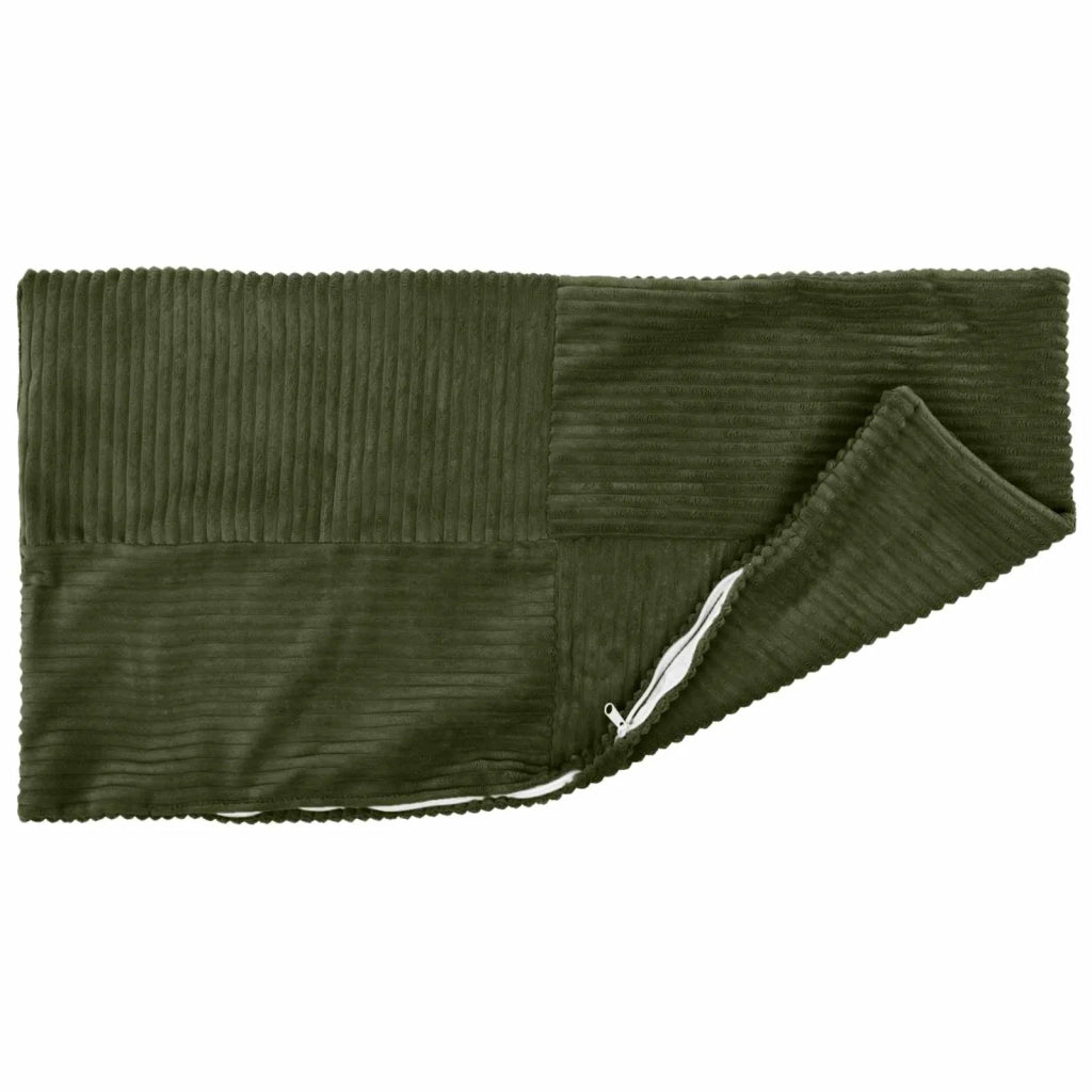 Federa 6 pcs ALMELO Verde 40 x 70 cm corduroy 914506
