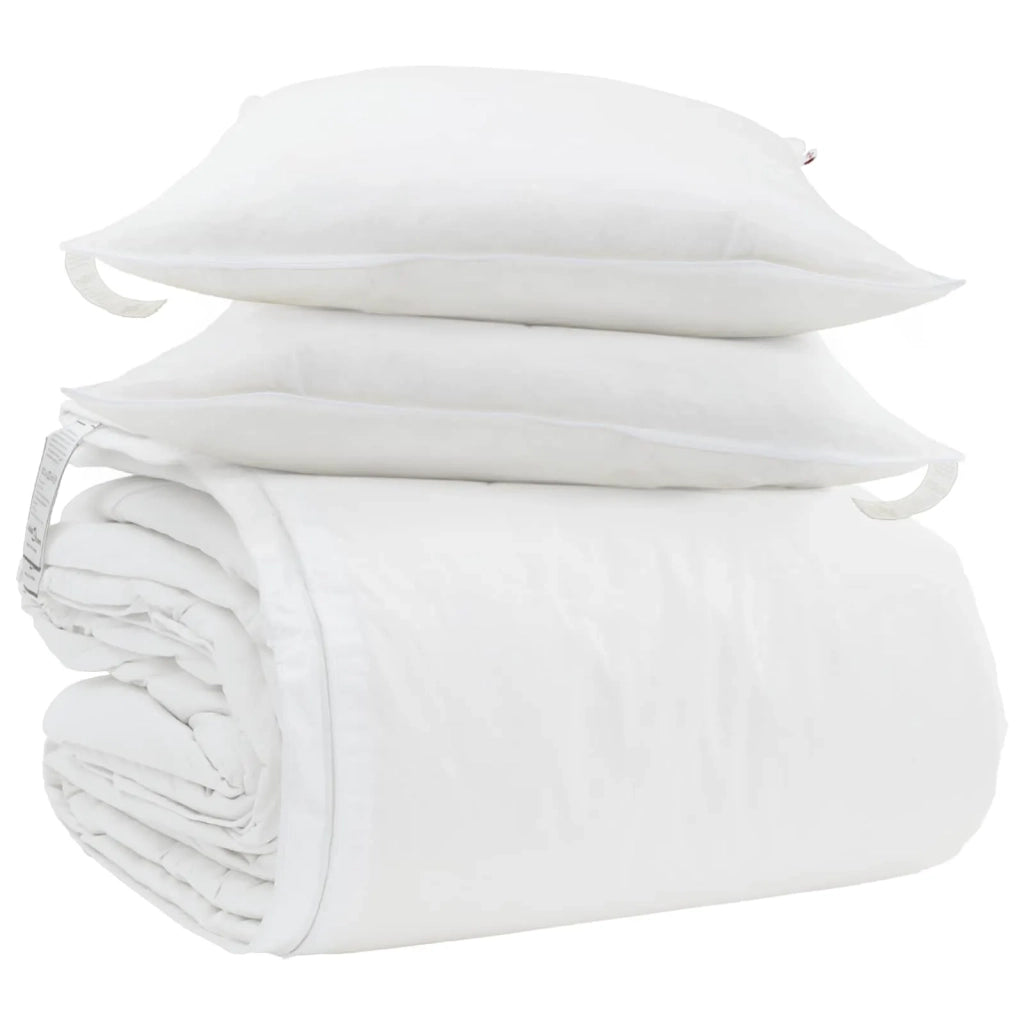 Set di Piumoni con cuscino 3 pcs Bianco Piuma d'anatra 3377219
