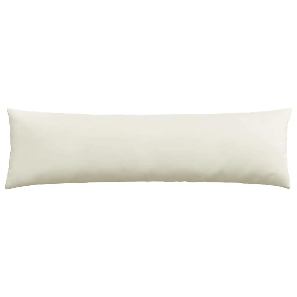 Cuscini da Divano 2 pz-Set di 2 Cuscini per Sofa Crema 145 x 40 cm Tessuto in Cords 688414