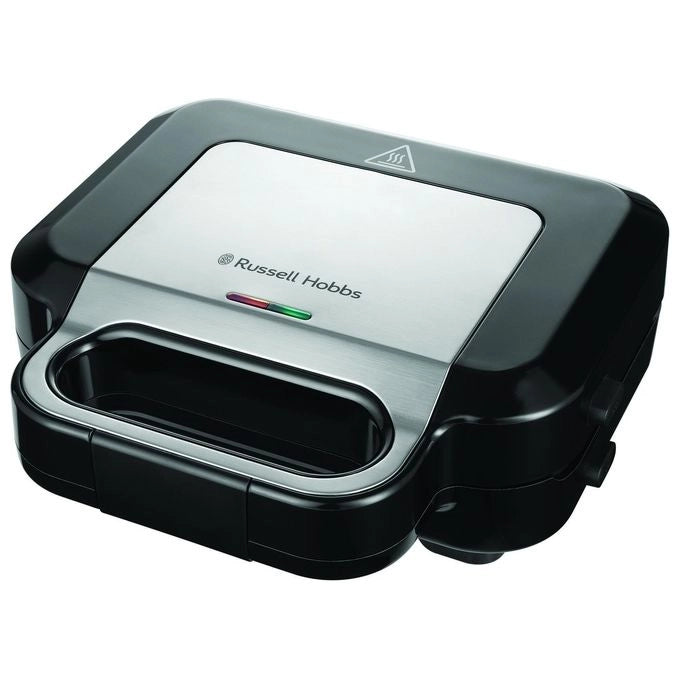 Russell Hobbs 26810-56 Creations Tostiera 3 in 1 Sandwich Waffle Griglia Antiaderente 750W piastre rimovibili colore Nero