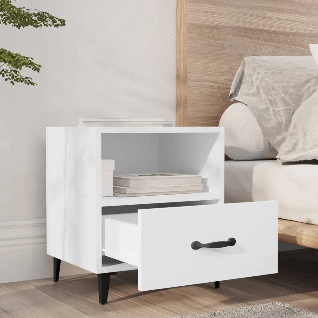 Comodino Bianco in Legno Multistrato 812024