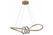 Lampada a sospensione LED Canbera 40W oro 4000K Reality