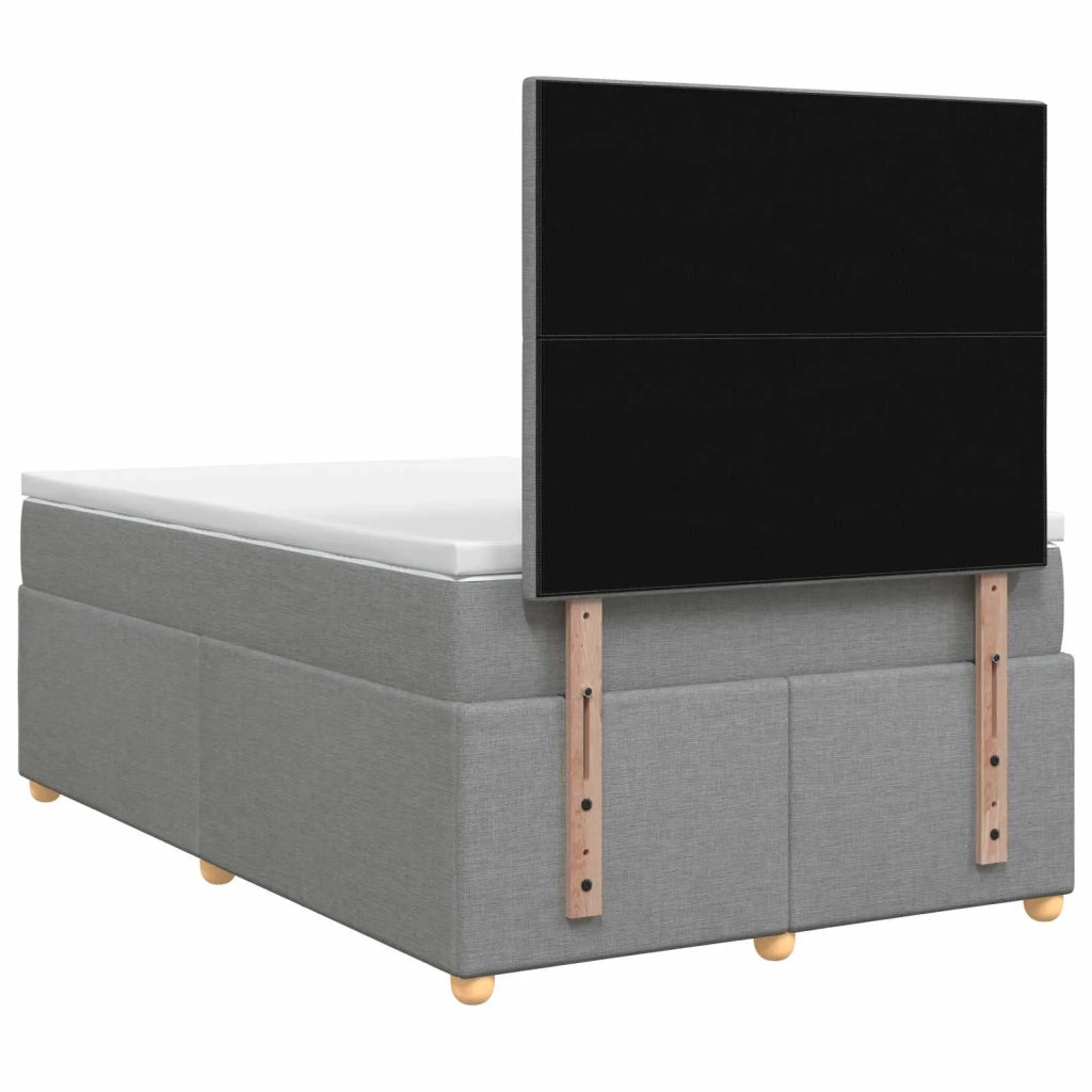 Letto box spring con materasso Grigio Chiaro 120 x 200 cm 3453865