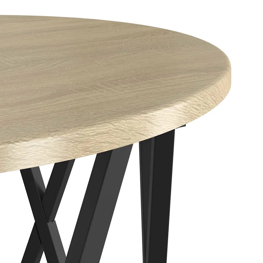 Tavolo Laterale Nesting 3 pcs Rovere Sonoma 868256