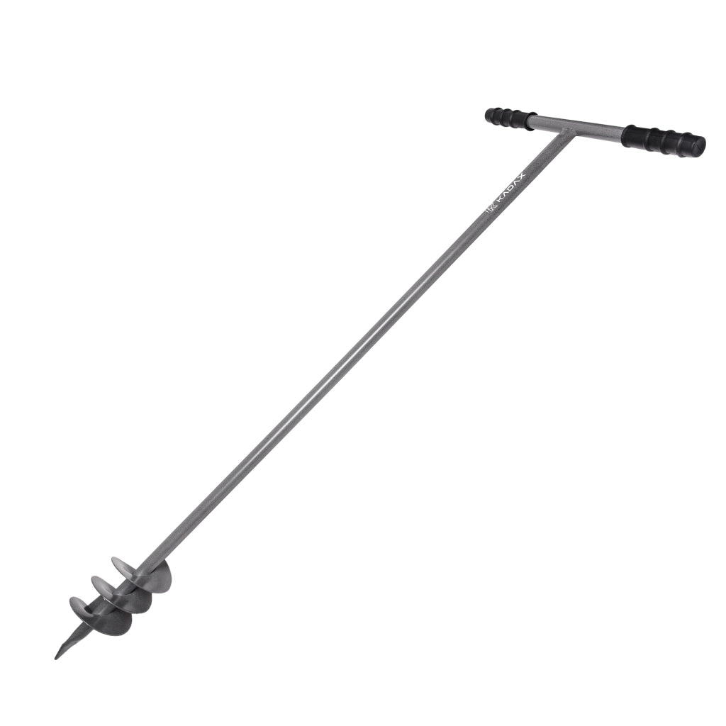 Trivella manuale KADAX per terreno, trapano per terreno da 11 cm (110 mm), foro robusto