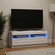 Mobile TV LED Bianco Legno ingegnerizzato 897865