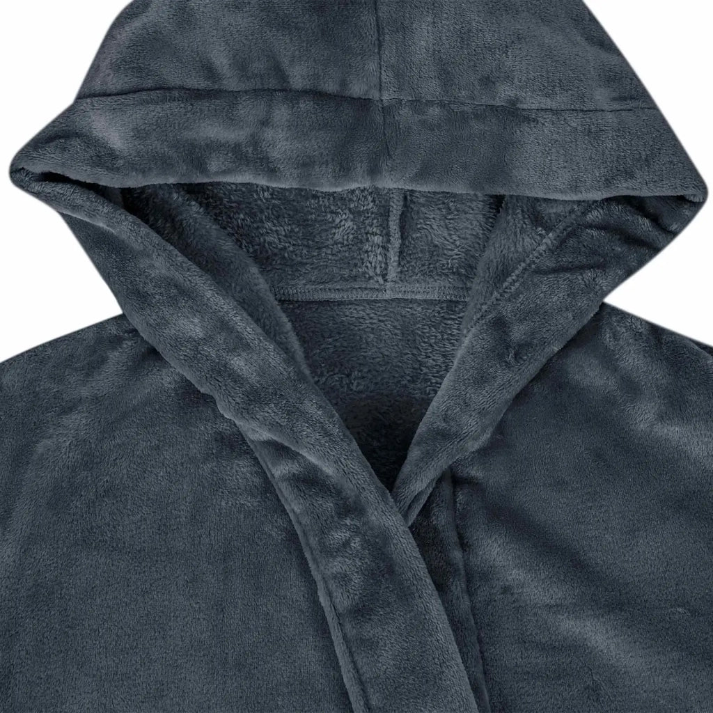 Accappatoio con Cappuccio Blu navy m Flanella 42017238