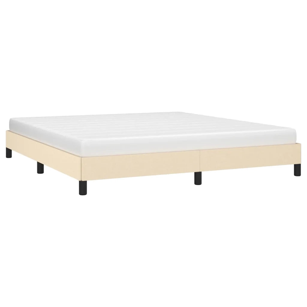 Giroletto senza Materasso Crema 160x200 cm in Tessuto 346733