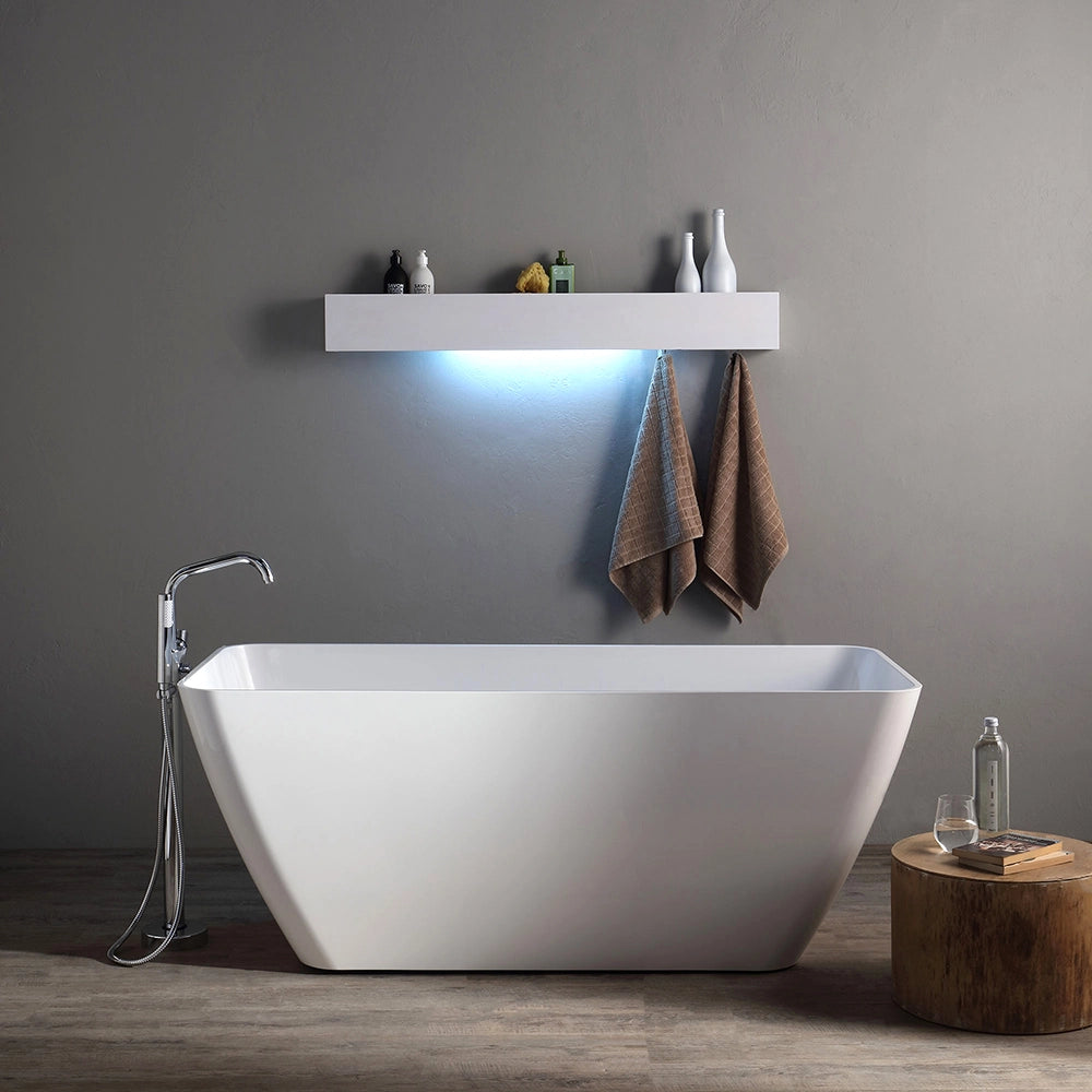 Vasca da bagno freestanding in marmo ricomposto