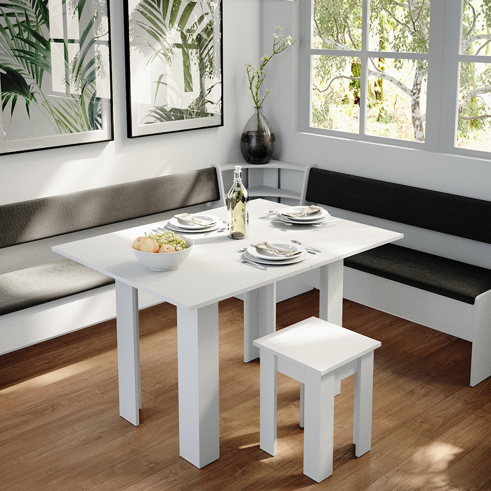 Vicco Panca ad angolo Bianco 43.5 x 43.5 cm