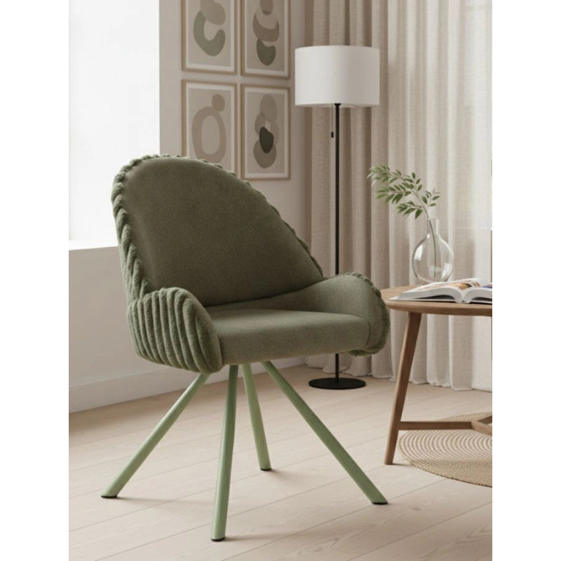 Sedia Stoccolma -a- Verde Set 2 Pz cm 58x53x85