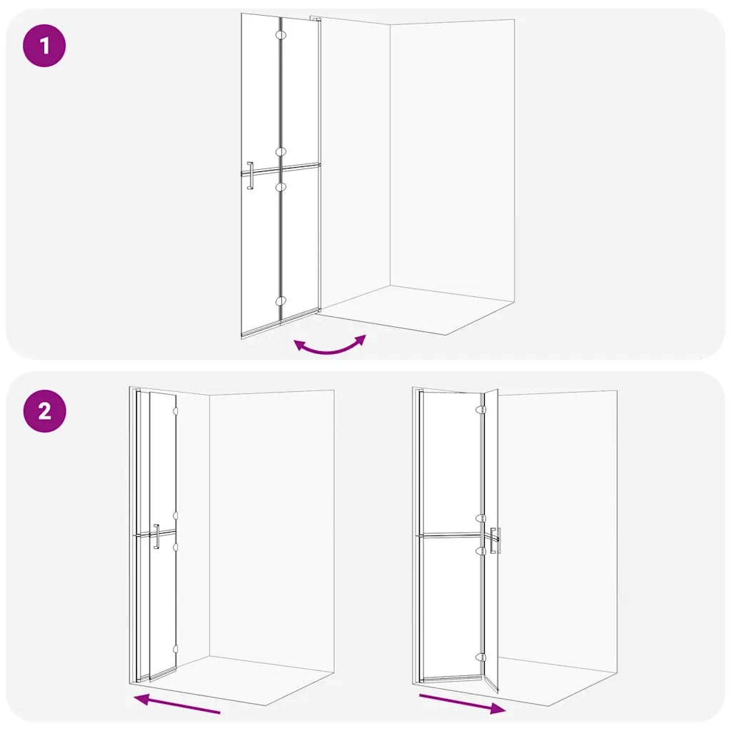 Parete doccia walk-in Oro 80 x 6,5 x 190 cm 42017970