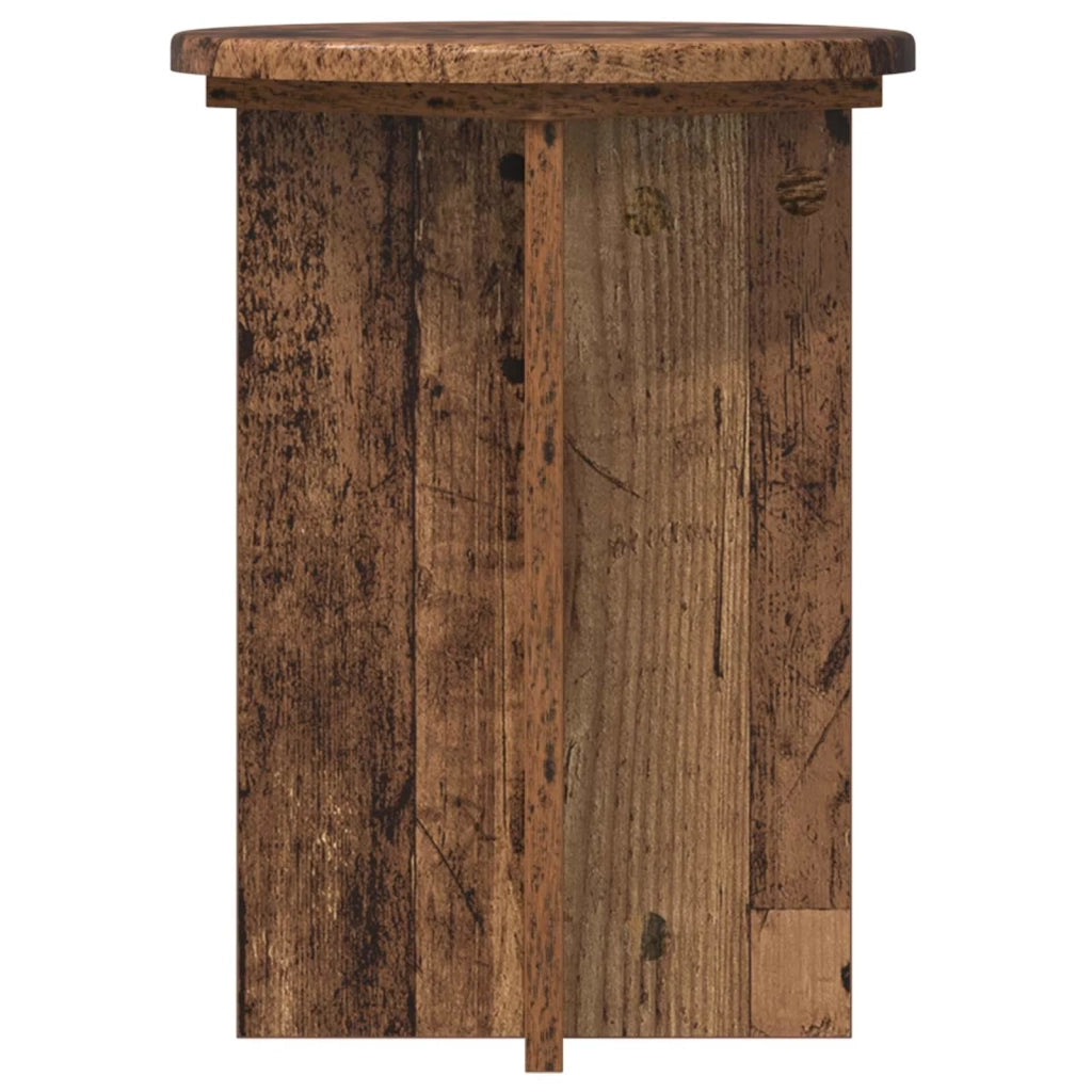 Supporto per piante 2 pcs Legno antico Ø29,5 x 40 cm 899742