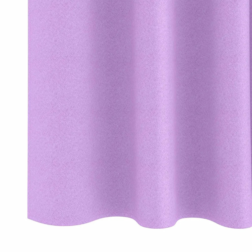 Tende Blackout con Anelli 2 pcs Viola 175 x 140 cm Poliestere 4107489