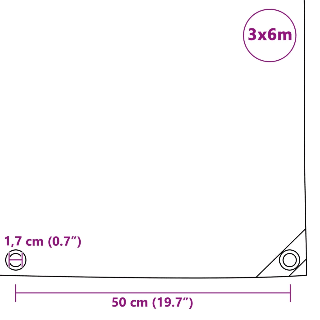 Telone 650 g/m2 3x6 m Verde