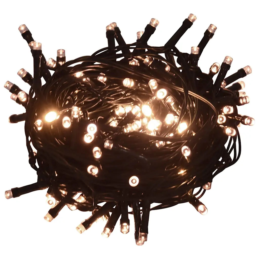 Stringa LED con 150 Luci LED Bianco Caldo 15 m PVC CFW8784079