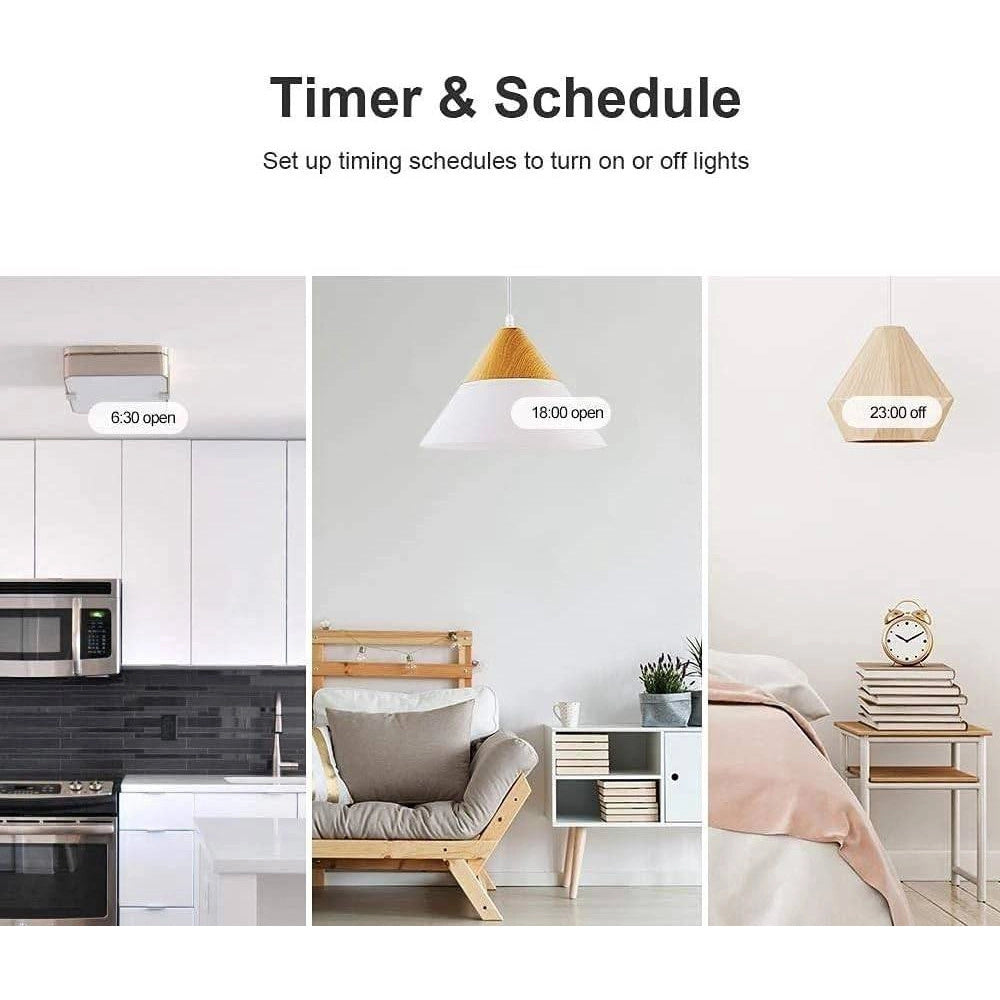 Trade Shop - Interruttore Luce Parete Smart Home Touch Wireless Wifi A 2 Canali Sonoff T0us2c -