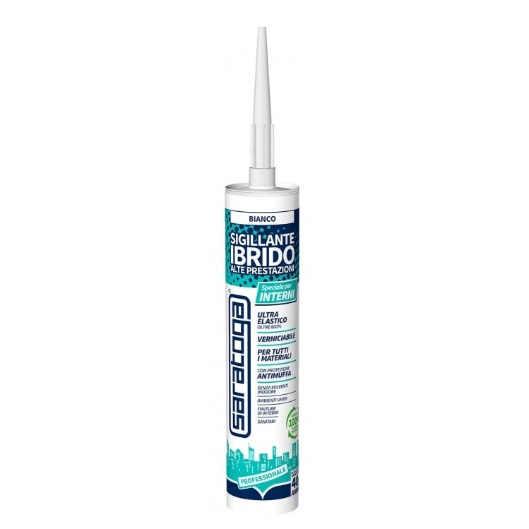 Saratoga SIGILLANTE IBRIDO PER INTERNI 280ML BIANCO.