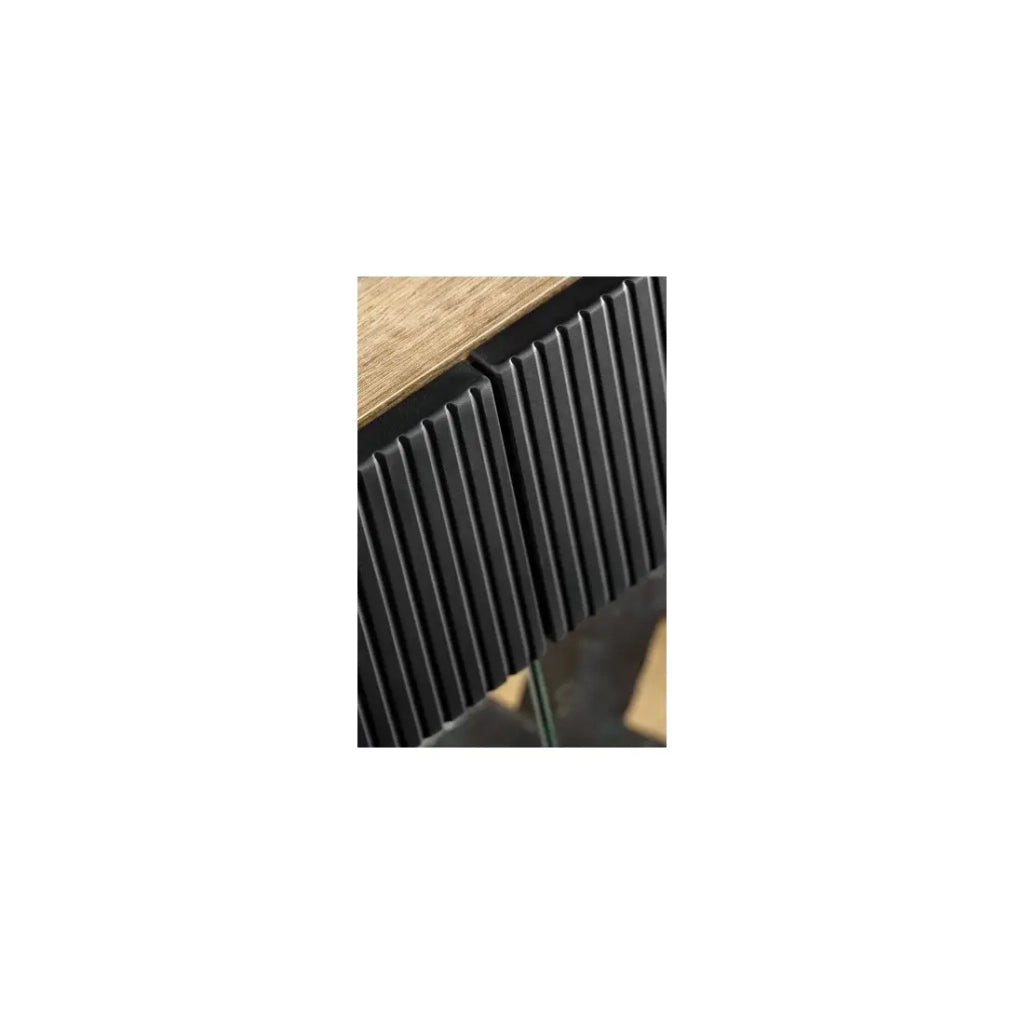 Buffet DOUM – Rovere chiaro e nero – L160 x H93 x P40 cm