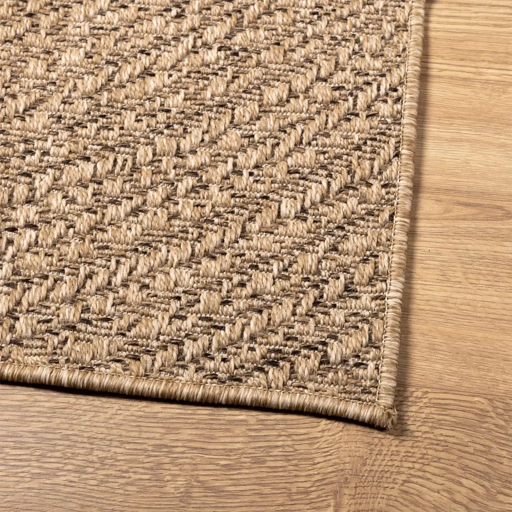 Tappeto ZIZUR 140x200 cm Aspetto Iuta per Interni ed Esterni 364840