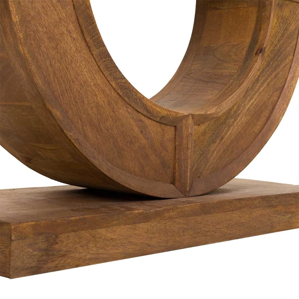 Mobile da ingresso in legno rifinito a mano 102x30x77