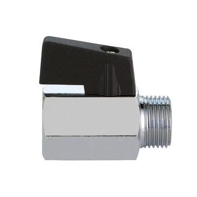 RUBINETTO A SFERA MASCHIO FEMMINA CROMATO- 1/2  DN 10  PN 10- FIV- pezzi 1