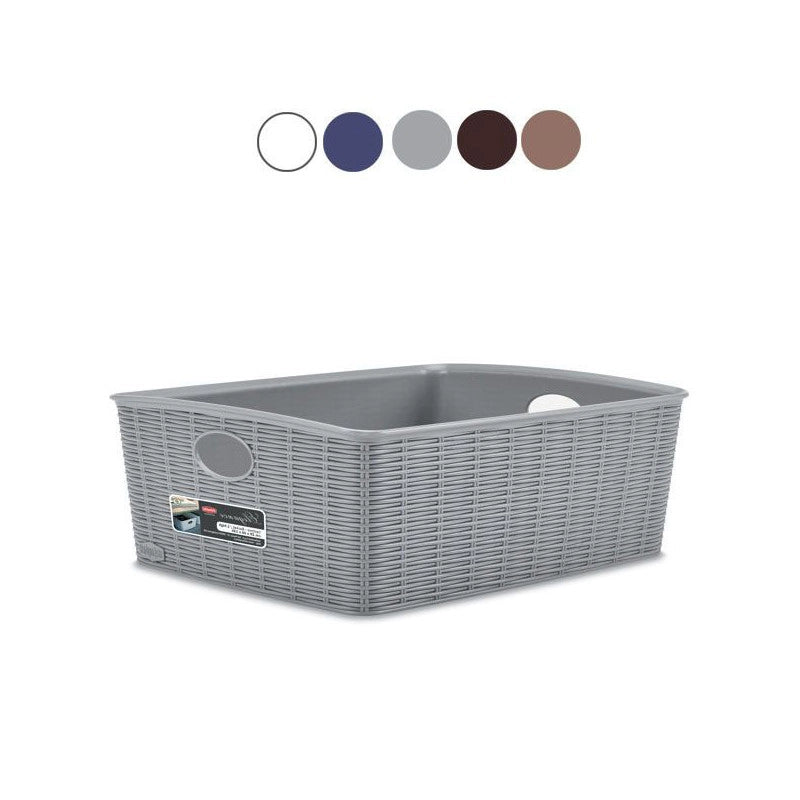 Cestino Elegance High Bian. Cm 36X29 H 13 Stefanpl
