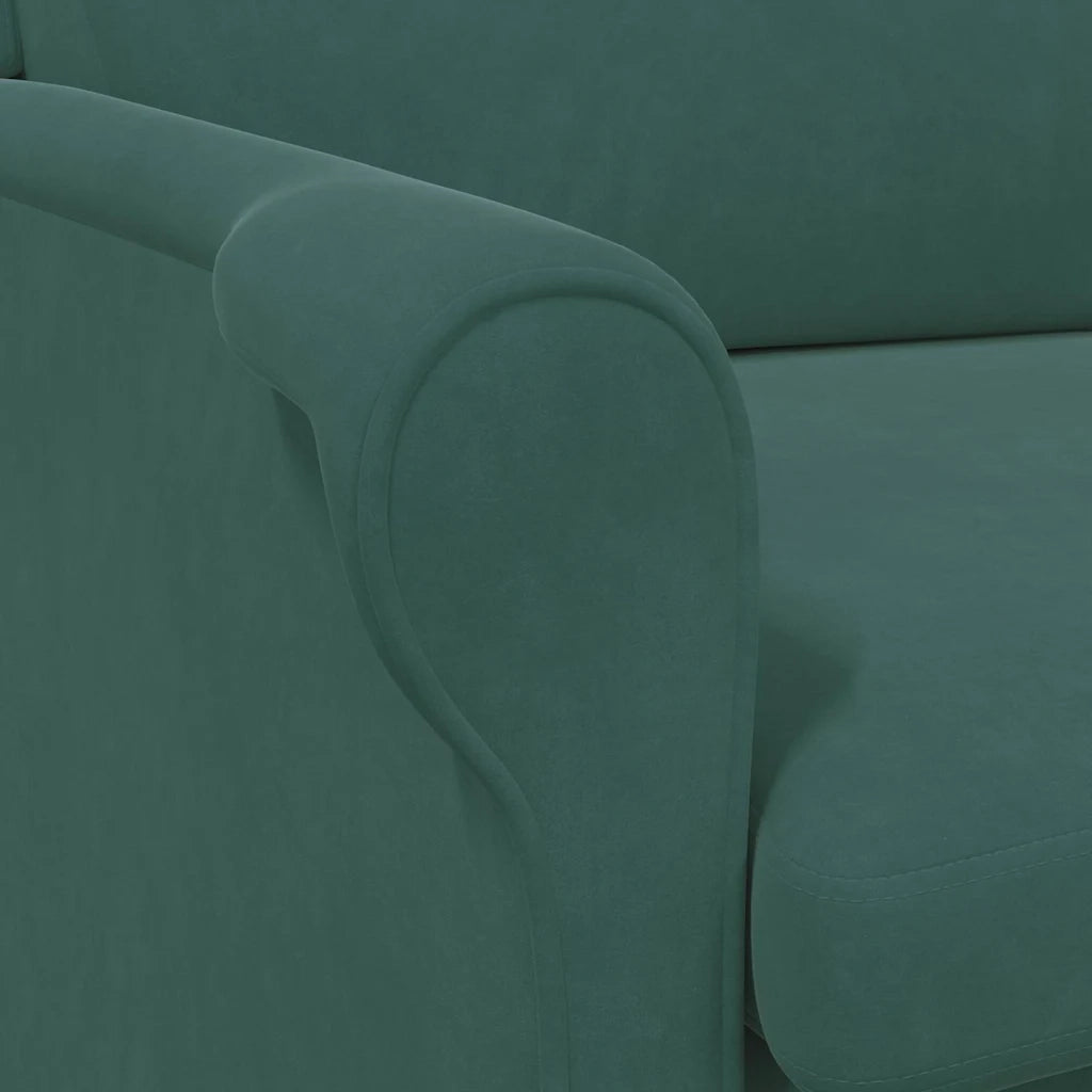 Poltrona | Sedia Relax Verde scuro Velluto