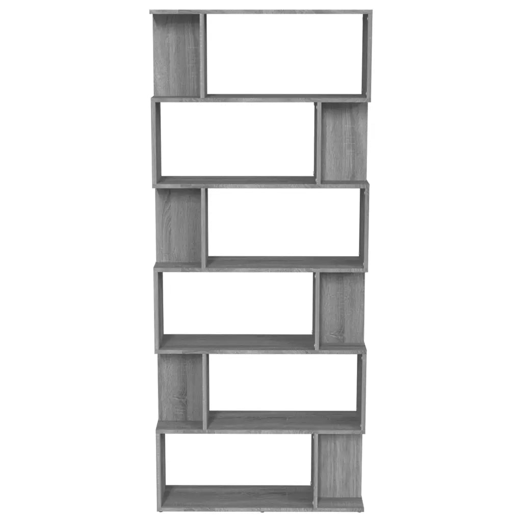 Divisorio-Paravento Grigio Sonoma 80x24x192 cm Legno Ingegnerizzato