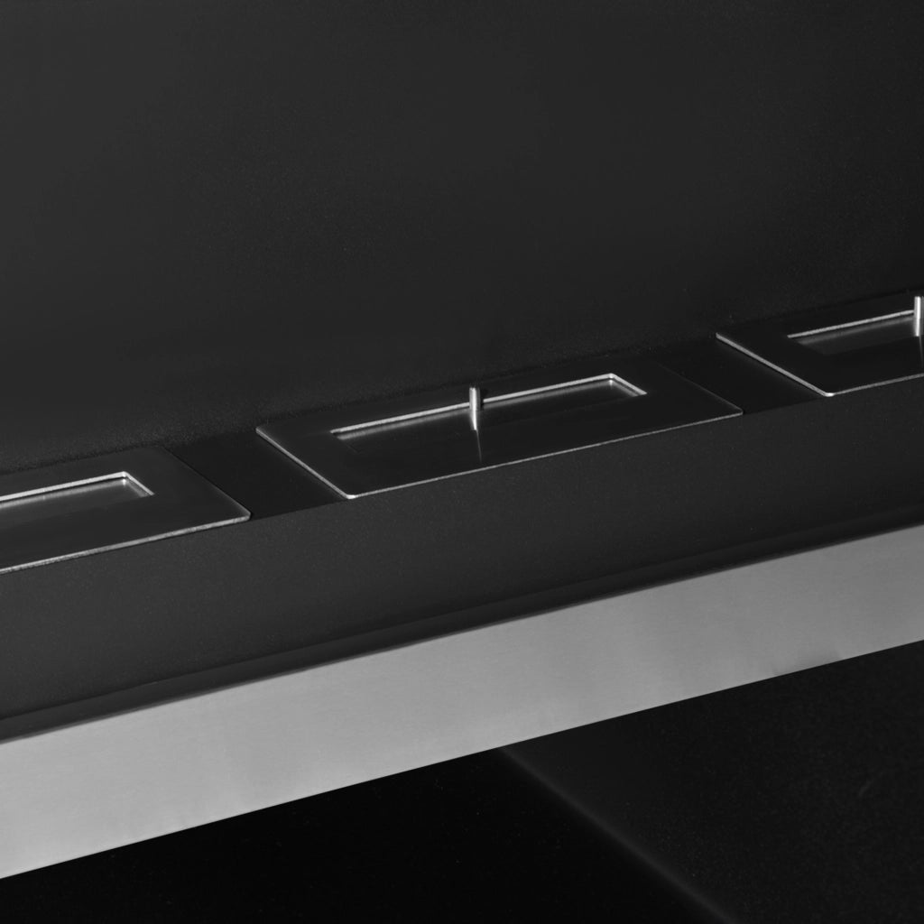 Camino a Bioetanolo da Parete ¨C Minimal ¨C Acciaio Inox 110x63x16cm