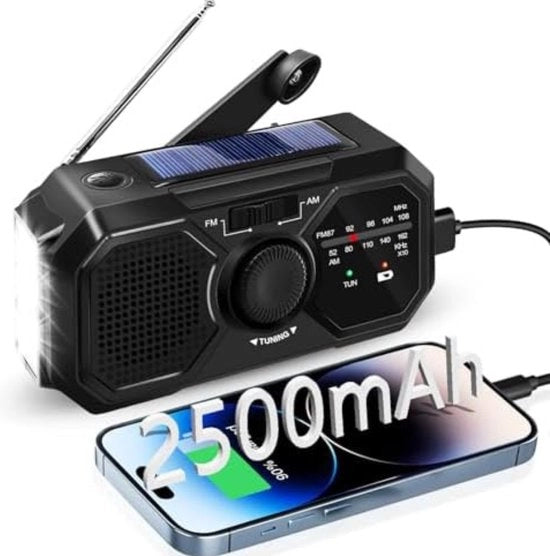 Radio a Batterie per Emergenze - Radio a Innesco - Radio di Emergenza - Radio Solare a Innesco