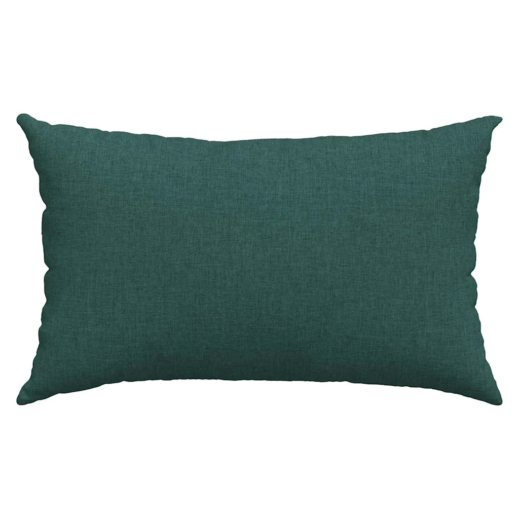 Cuscini da Divano 2 pcs Verde Scuro 50 x 30 cm Tessuto 42013615