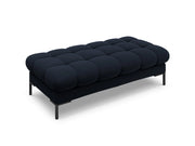 Cosmopolitan Design - Panca "Bali" 2 posti in velluto blu scuro 