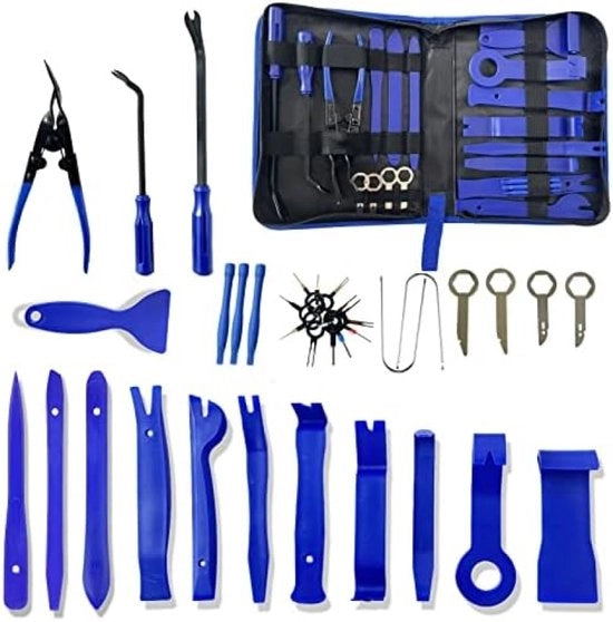 Set di smontaggio auto da 36 pezzi - Attrezzatura di rivestimento professionale con tasca di stoccaggio