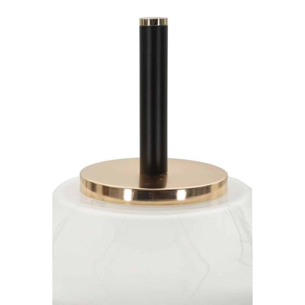 Lampada da Terra VKH920, Bianco, Vetro, 30x30x168 cm
