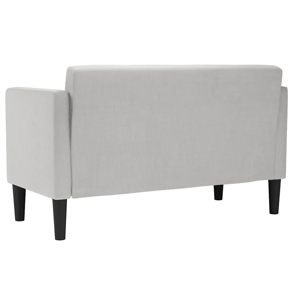 Divano | Divano da soggiorno | Sofa Divanetto Grigio Nuvola 111 cm in Tessuto