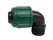 GOMITO 90° A COMPRESSIONE ALA PN4 FILETTO MASCHIO- - 16x1/2 - 10 pezzi