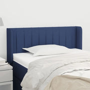 Testiera ad Orecchio Blu 103x16x78/88cm in Tessuto 3119002