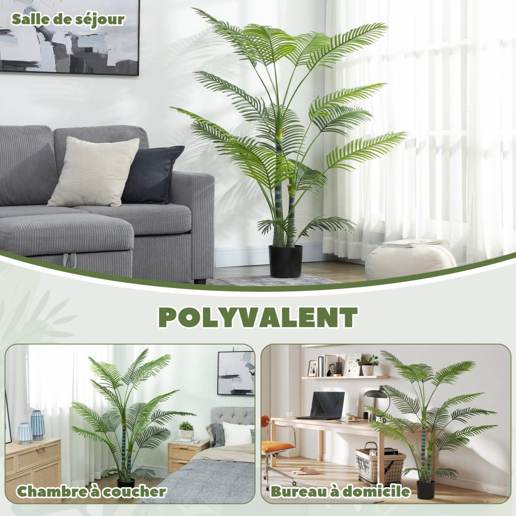 Palma artificiale con vaso ¨C zephmum ¨C verde 170 cm