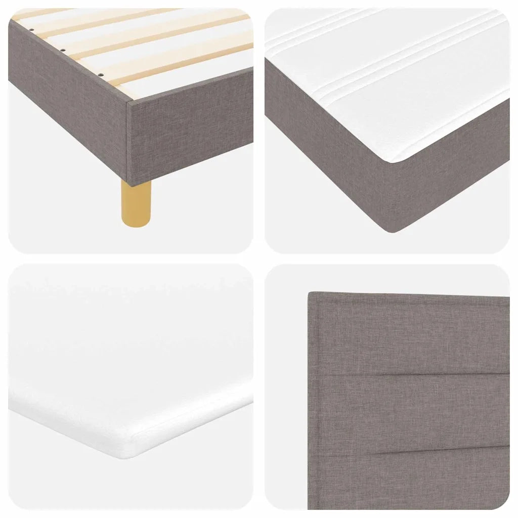 Letto a molle con materasso Talpa 180 x 200 cm Tessuto 3340168
